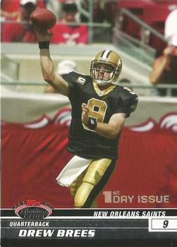 2008 Stadium Club - First Day Issue #1 Drew Brees Front