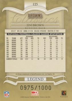2003 Donruss Classics #125 Jim Brown Back