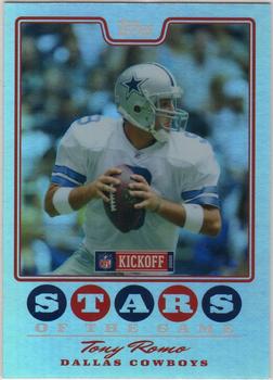 2008 Topps Kickoff - Stars of the Game #SG-TR Tony Romo Front