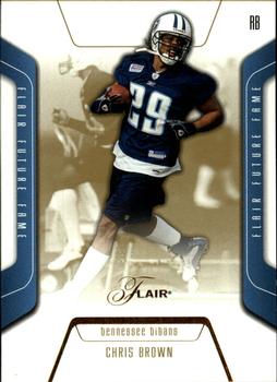 2003 Flair #106 Chris Brown Front