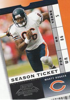 2003 Playoff Contenders #56 Marty Booker Front