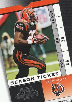 2003 Playoff Contenders #67 Corey Dillon Front