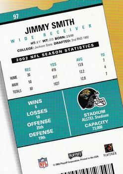2003 Playoff Contenders #97 Jimmy Smith Back