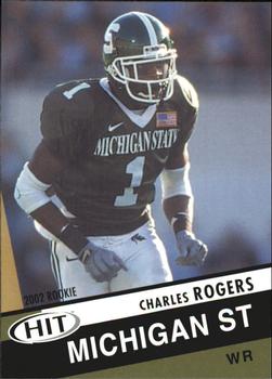 2003 SAGE HIT #1 Charles Rogers Front