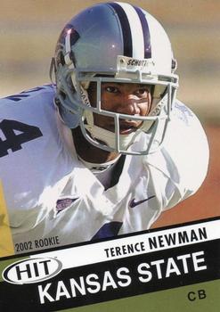2003 SAGE HIT #4 Terence Newman Front
