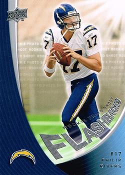 2008 Upper Deck Rookie Exclusives - Rookie Photo Shoot Flashbacks #RPSF15 Philip Rivers Front