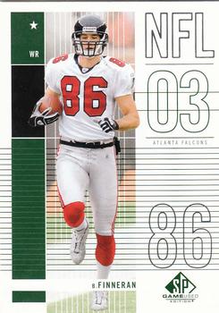 2003 SP Game Used #23 Brian Finneran Front