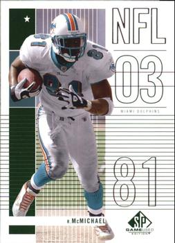 2003 SP Game Used #52 Randy McMichael Front