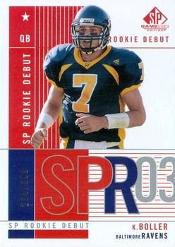 2003 SP Game Used #94 Kyle Boller Front
