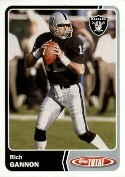 2003 Topps Total #1 Rich Gannon Front