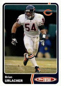 2003 Topps Total #136 Brian Urlacher Front
