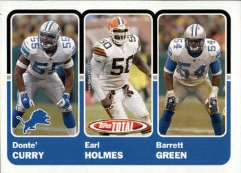 2003 Topps Total #341 Barrett Green / Donte Curry / Earl Holmes Front