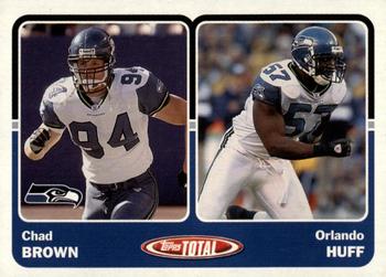 2003 Topps Total #431 Chad Brown / Orlando Huff Front