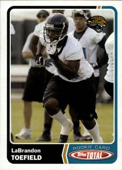 2003 Topps Total #452 LaBrandon Toefield Front
