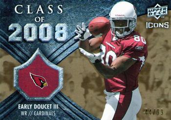 2008 Upper Deck Icons - Class of 2008 Gold #CO14 Early Doucet III Front