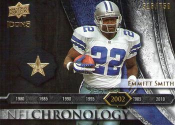 2008 Upper Deck Icons - NFL Chronology Silver #CHR28 Emmitt Smith Front