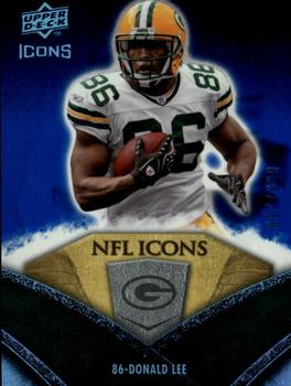 2008 Upper Deck Icons - NFL Icons Blue #NFL18 Donald Lee Front