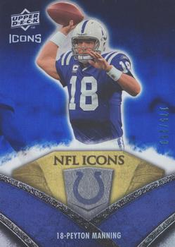 2008 Upper Deck Icons - NFL Icons Blue #NFL40 Peyton Manning Front