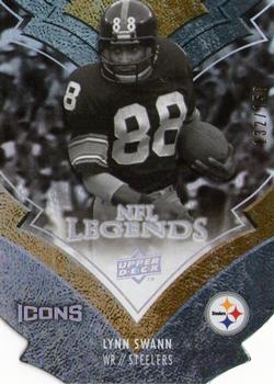2008 Upper Deck Icons - NFL Legends Silver Die Cut #LEG20 Lynn Swann Front