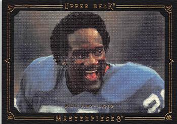 2008 Upper Deck Masterpieces - Framed Black #77 Billy Sims  Front