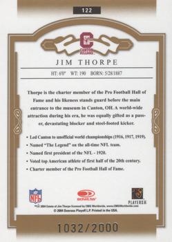 2004 Donruss Classics #122 Jim Thorpe Back