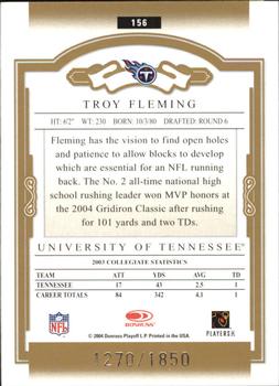2004 Donruss Classics #156 Troy Fleming Back