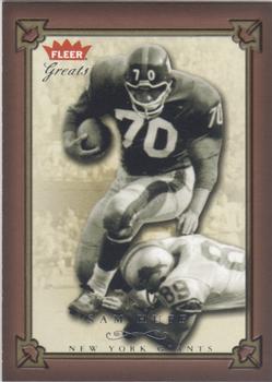 2004 Fleer Greats of the Game #27 Sam Huff Front