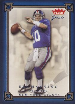 2004 Fleer Greats of the Game #71 Eli Manning Front