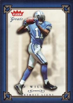 2004 Fleer Greats of the Game #80 Roy Williams Front