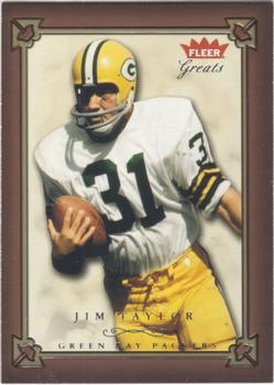 2004 Fleer Greats of the Game #47 Jim Taylor Front