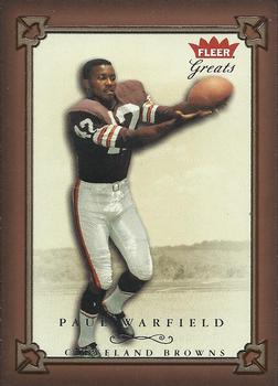 2004 Fleer Greats of the Game #54 Paul Warfield Front