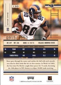 2004 Playoff Absolute Memorabilia #130 Isaac Bruce Back