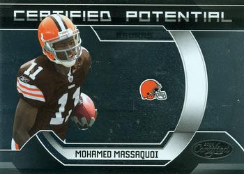 2009 Donruss Certified - Certified Potential #20 Mohamed Massaquoi Front