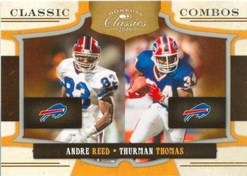 2009 Donruss Classics - Classic Combos Silver #13 Andre Reed / Thurman Thomas Front