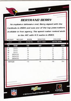 2004 Score #7 Bertrand Berry Back