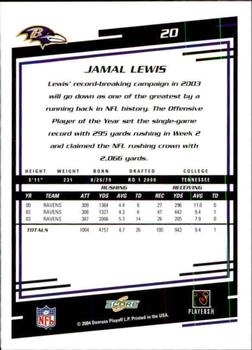 2004 Score #20 Jamal Lewis Back