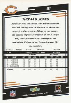 2004 Score #61 Thomas Jones Back