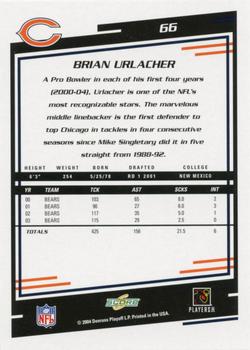 2004 Score #66 Brian Urlacher Back
