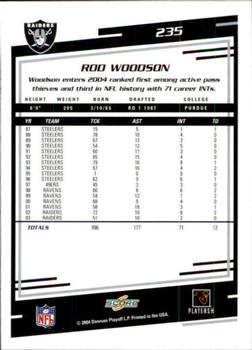 2004 Score #235 Rod Woodson Back