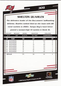 2004 Score #309 Shelton Quarles Back