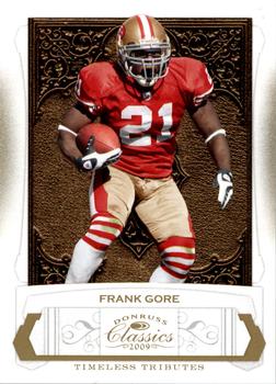 2009 Donruss Classics - Timeless Tributes Gold #83 Frank Gore Front