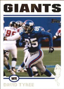 2004 Topps #29 David Tyree Front