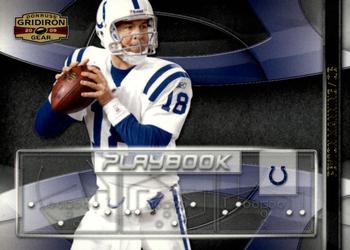 2009 Donruss Gridiron Gear - Playbook Gold #17 Peyton Manning Front
