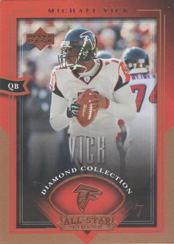 2004 Upper Deck Diamond Collection All-Star Lineup #1 Michael Vick Front