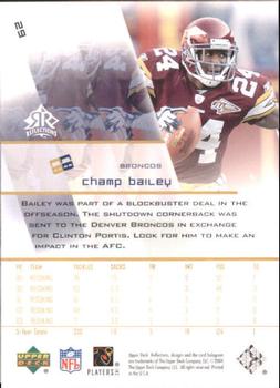 2004 Upper Deck Reflections #29 Champ Bailey Back