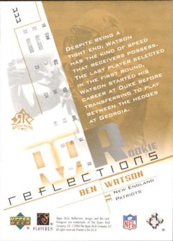 2004 Upper Deck Reflections #111 Ben Watson Back