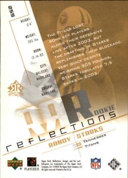2004 Upper Deck Reflections #259 Randy Starks Back