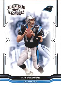 2005 Donruss Throwback Threads #20 Jake Delhomme Front
