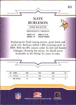 2005 Donruss Throwback Threads #83 Nate Burleson Back