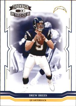 2005 Donruss Throwback Threads #122 Drew Brees Front